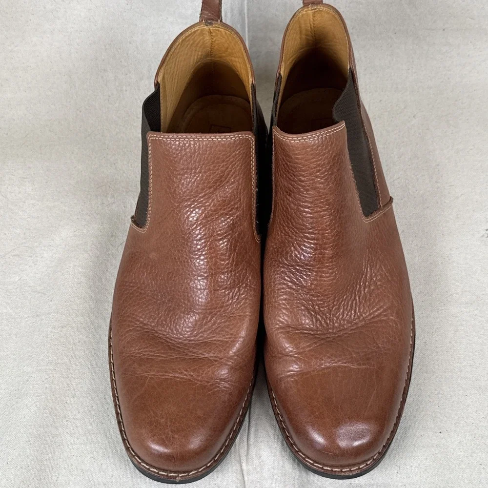 SANDRO Sandro Moscoloni Boots Mens 10. D Casual Chelsea Boot 28003 Brown Leather